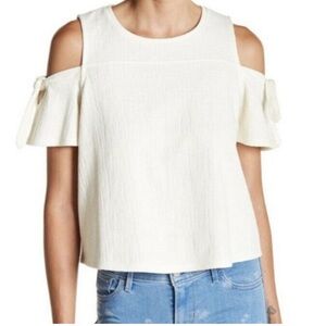 Madewell Skylark Cold Shoulder Shirt Size XL G3027